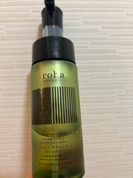 イロハ インティメートウォッシュ フォームタイプ ベルガモットとビターオレンジの香り/iroha INTIMATE CARE/デリケートゾーンケアを使ったクチコミ(1枚目)
