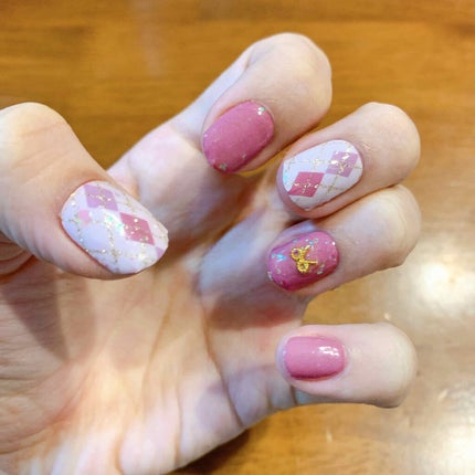 ネイルシール/Qoo10/ネイルシールを使ったクチコミ(2枚目)