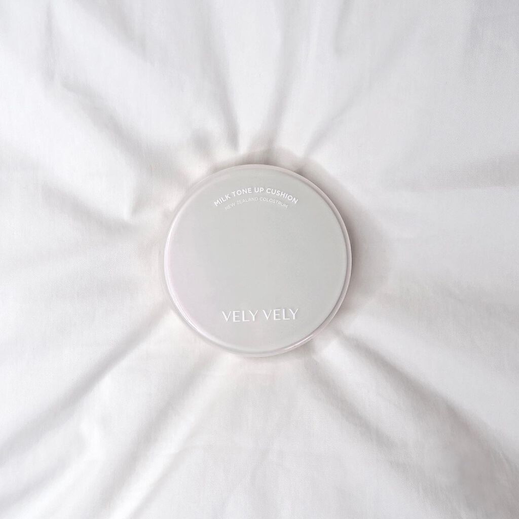 ミルクトーンアップクッション/VELY VELY/クッションファンデーションを使ったクチコミ(5枚目)