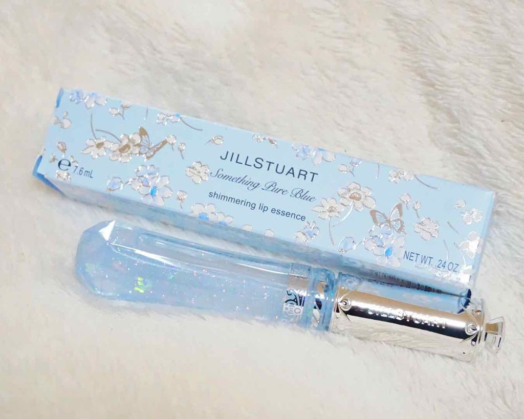 サムシングピュアブルー シマリング リップエッセンス/JILL STUART/リップケアを使ったクチコミ（1枚目）