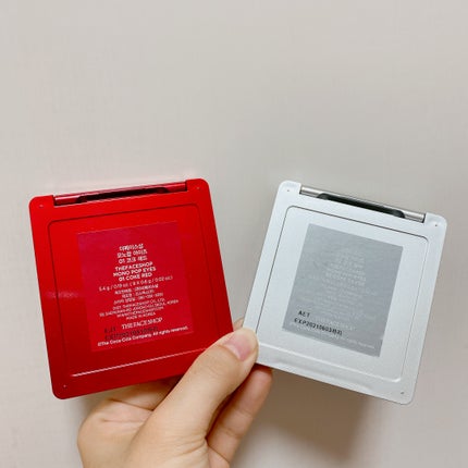 コカコーラ モノ ポップ アイズ/THE FACE SHOP/アイシャドウパレットを使ったクチコミ(4枚目)