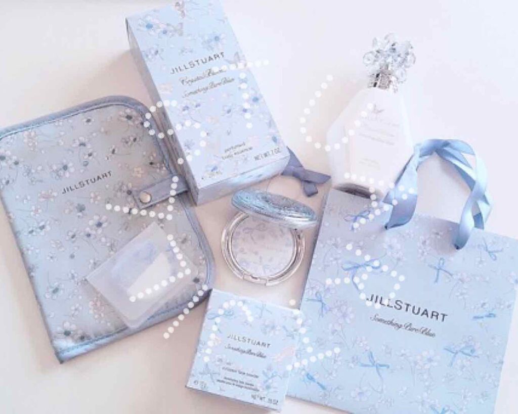 サムシングピュアブルー イノセントフェイスパウダー/JILL STUART/プレストパウダーを使ったクチコミ（1枚目）