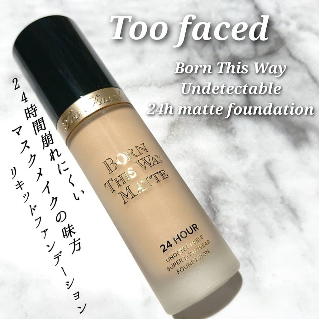 ボーン ディス ウェイ アンディテクタブル ミディアム／フルカバレッジ ファンデーション/Too Faced/リキッドファンデーションを使ったクチコミ（1枚目）