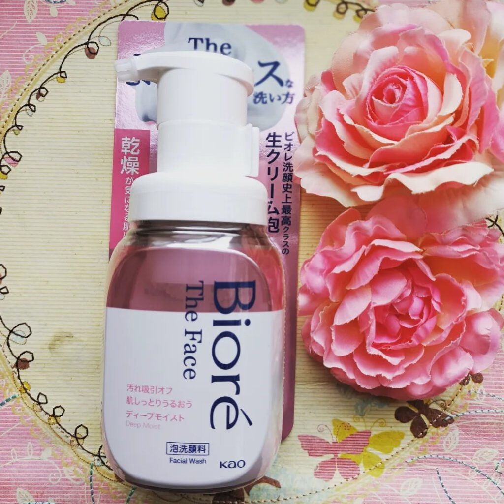 ビオレ ザフェイス 泡洗顔料 ディープモイスト/ビオレ/泡洗顔を使ったクチコミ(1枚目)
