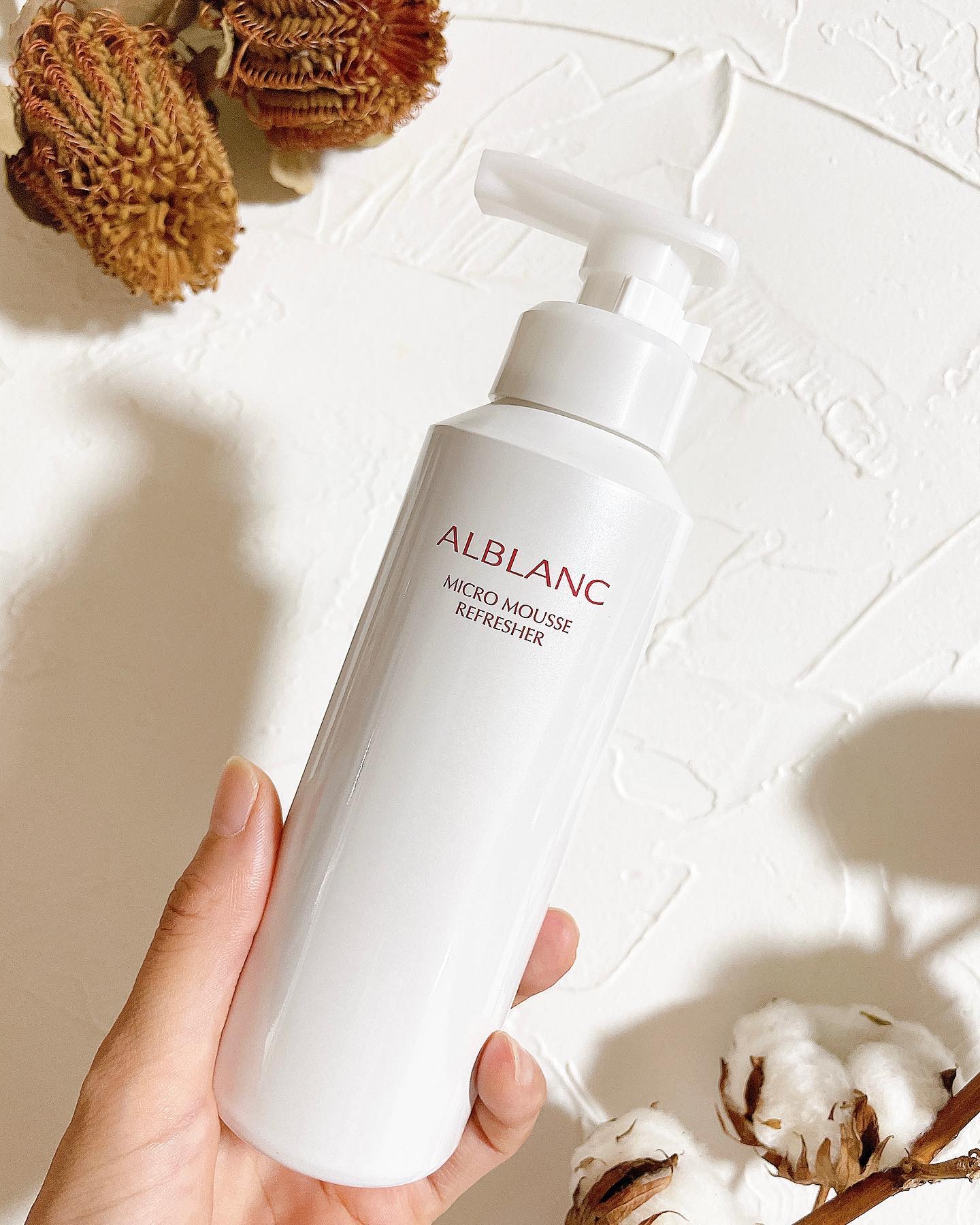 マイクロムース リフレッシャー/ALBLANC/泡洗顔を使ったクチコミ（3枚目）