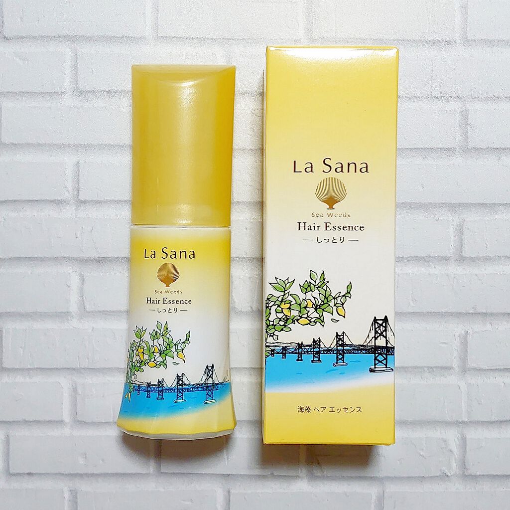 ラサーナ 海藻 ヘア エッセンス 瀬戸内レモンの香りのクチコミ「#LaSana　#ラサーナ

海藻ヘアエッセンス しっとり【瀬戸内レモンの香り】75ml　￥2.....」（1枚目）