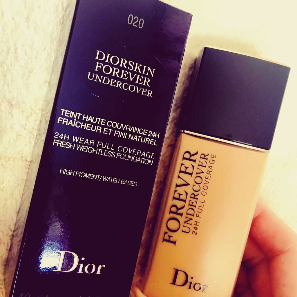 ディオールスキン フォーエヴァー アンダーカバー 010 アイボリー/Dior/リキッドファンデーションを使ったクチコミ（1枚目）
