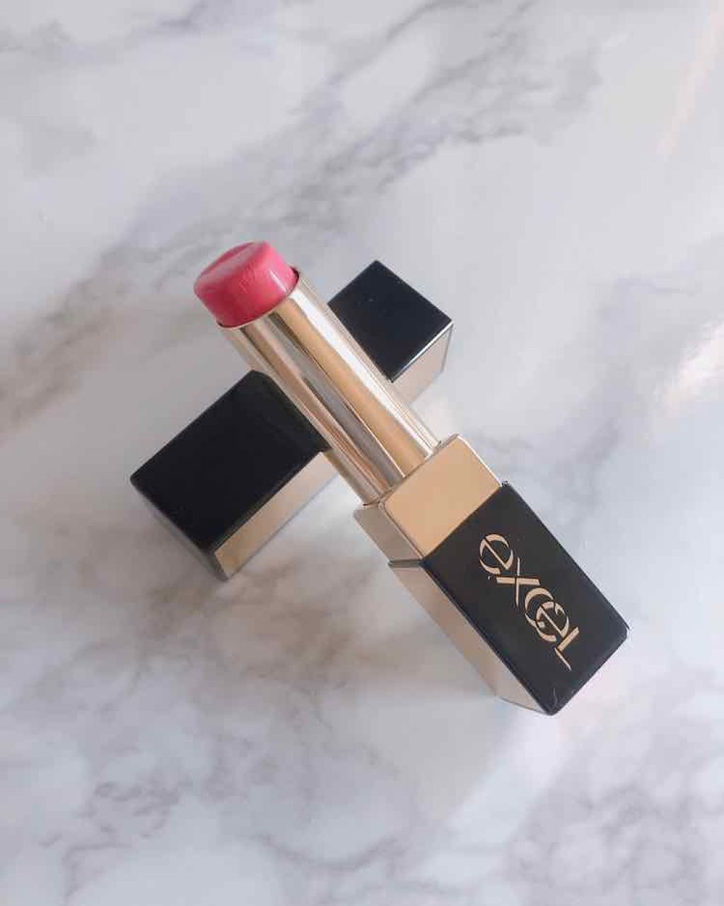 グレイズバームリップ GB02 ピーチタルト/excel/口紅を使ったクチコミ（1枚目）