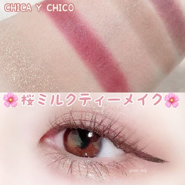 ワンショットアイパレット 04＃wine burgundy/CHICAY CHICO/パウダーアイシャドウを使ったクチコミ（1枚目）