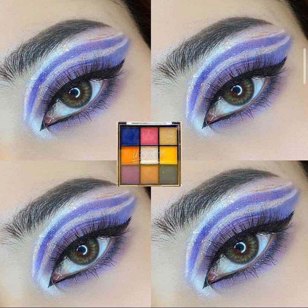 UR GLAM BLOOMING EYE COLOR PALETTE/U R GLAM/アイシャドウパレットを使ったクチコミ(1枚目)