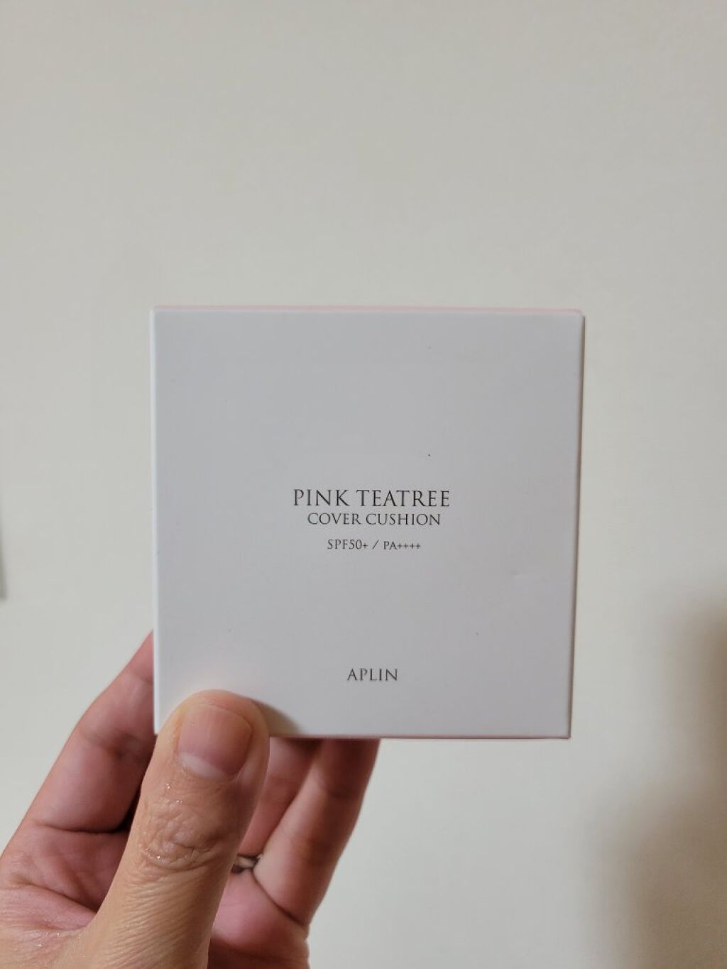 ピンクティーツリーカバークッション/APLIN/クッションファンデーションを使ったクチコミ（2枚目）