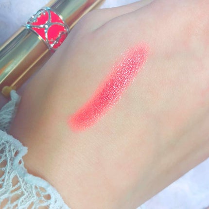 ルージュ ヴォリュプテ シャイン/YVES SAINT LAURENT BEAUTE/口紅を使ったクチコミ(2枚目)