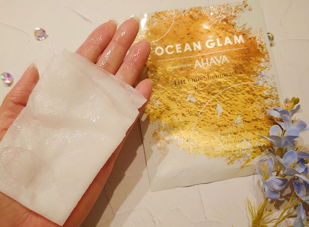 リフトワン シートマスク ディープモイスト/OCEAN GLAM/シートマスク・パックを使ったクチコミ（3枚目）