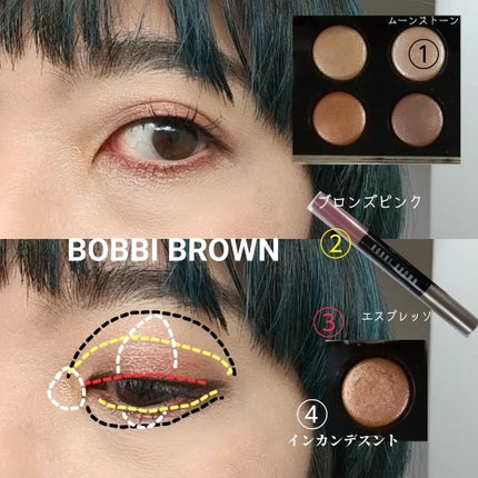 ロングウェア デュアルエンド クリーム シャドウ スティック/BOBBI BROWN/スティックアイシャドウを使ったクチコミ(5枚目)