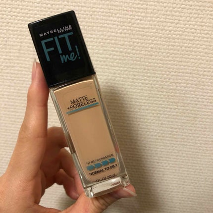 フィットミーリキッドファンデーション/MAYBELLINE NEW YORK/リキッドファンデーションを使ったクチコミ(1枚目)