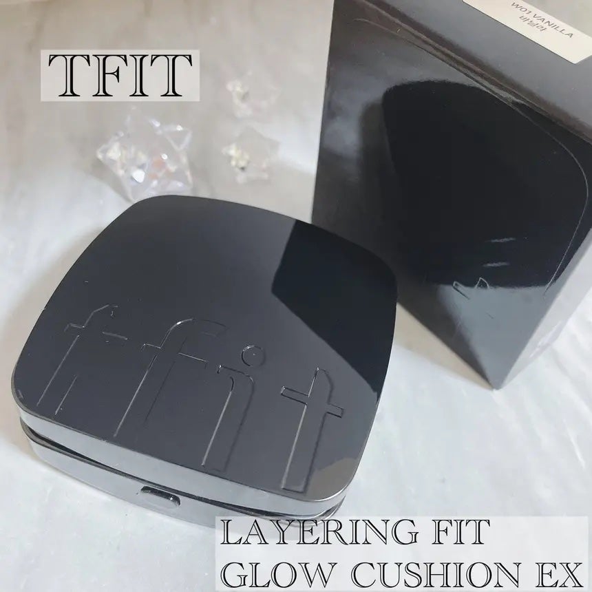 レイヤリングフィット グロークッションEX/TFIT/クッションファンデーションを使ったクチコミ(1枚目)