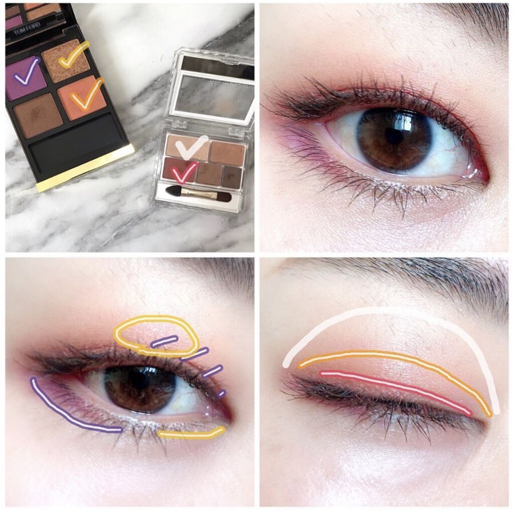 パーフェクトマルチアイズ/キャンメイク/アイシャドウパレットを使ったクチコミ（3枚目）