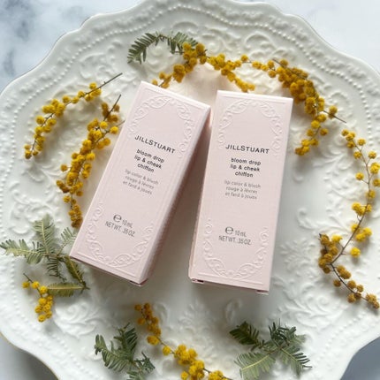 ジルスチュアート ブルームドロップ リップ&チーク シフォン 03 sunset drop/JILL STUART/リキッドチークを使ったクチコミ(2枚目)