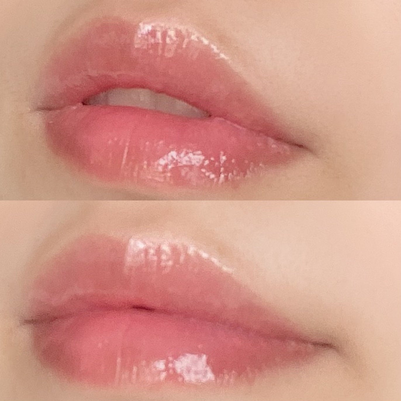 グラスティングカラーグロス/rom&nd/リップグロスを使ったクチコミ(2枚目)