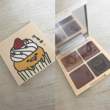 【holika holika  LAZY&JOY カップケーキアイシャドウ1番レッドベルベット】
1000円前後で購入。レトベルちゃん？！名前で購入(嘘、パケ)可愛い、それのみ。終わり！この配色は濃いめ