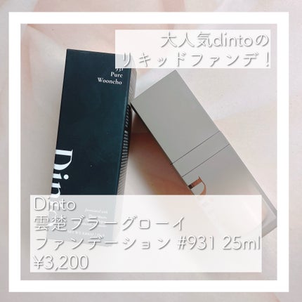 雲楚ブラーグローイファンデーション 931 Pure Wooncho/Dinto/リキッドファンデーションの画像