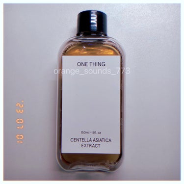 ツボクサ化粧水/ONE THING/化粧水を使ったクチコミ（1枚目）