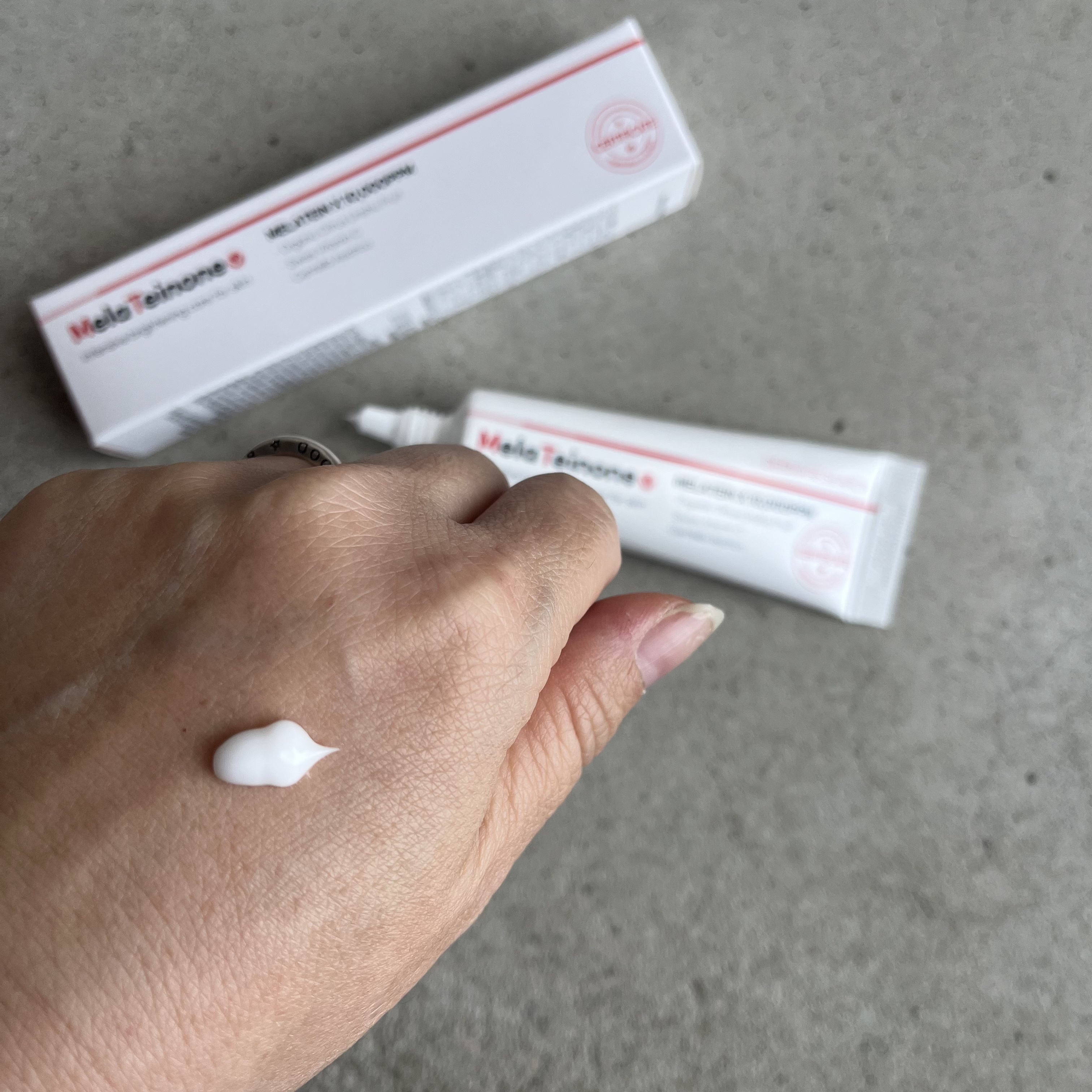 メラティノンクリーム/DERMA RESEARCH/フェイスクリームを使ったクチコミ（2枚目）