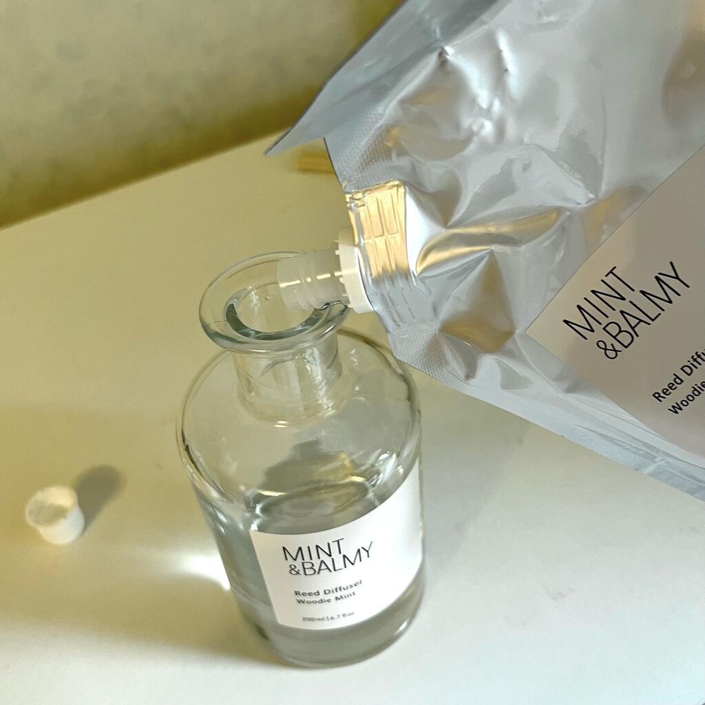 リードディフューザー/MINT&BALMY/ルームフレグランスを使ったクチコミ(4枚目)