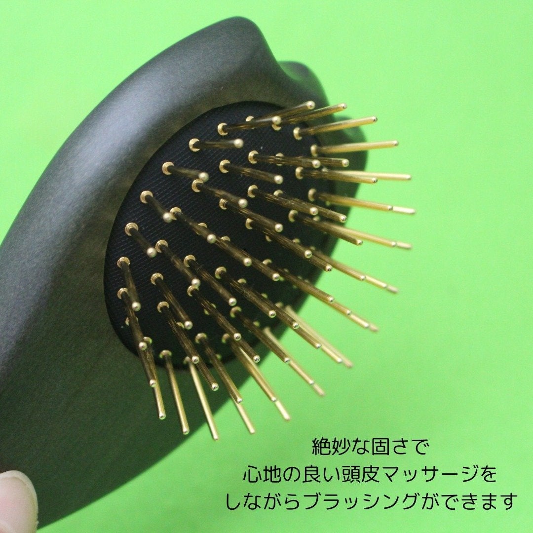 プレミアム FOX カッサ ゴースト ヘアブラシ ブラック/SNOW FOX SKINCARE/ヘアブラシを使ったクチコミ(5枚目)