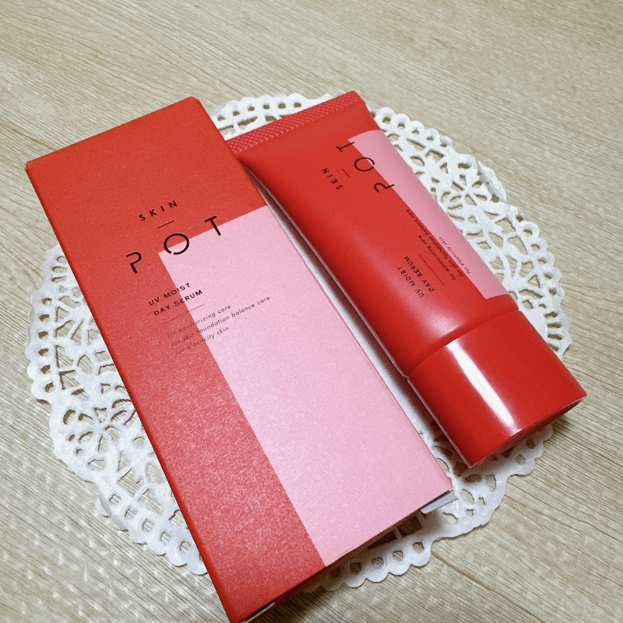 UVモイストデイセラム/SKIN POT/日焼け止めローションを使ったクチコミ（2枚目）