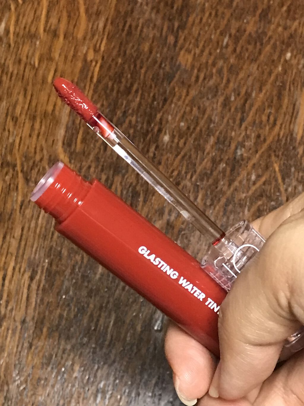 グラスティングウォーターティント/rom&nd/リップティントを使ったクチコミ（3枚目）