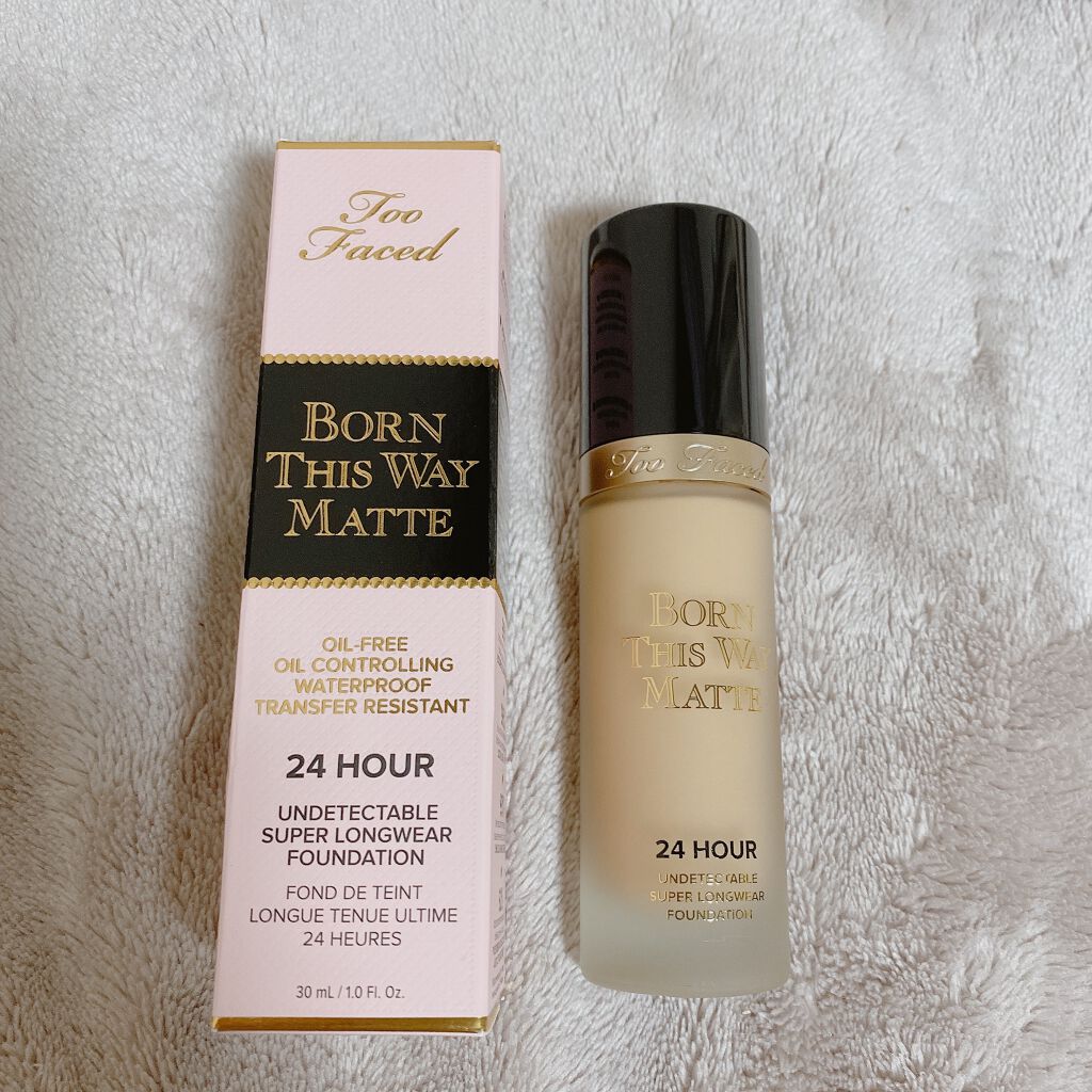ボーン ディス ウェイ アンディテクタブル 24H マット ファンデーション/Too Faced/リキッドファンデーションを使ったクチコミ(1枚目)