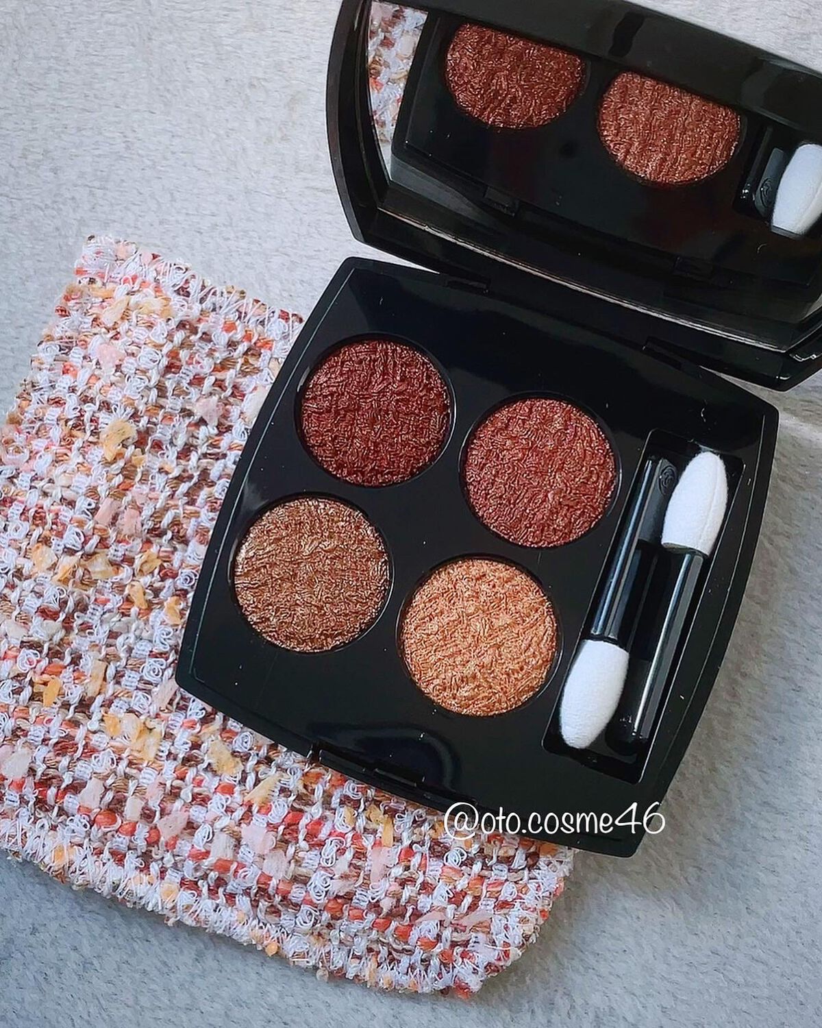 レ キャトル オンブル ツイード/CHANEL/アイシャドウパレットを使ったクチコミ(2枚目)