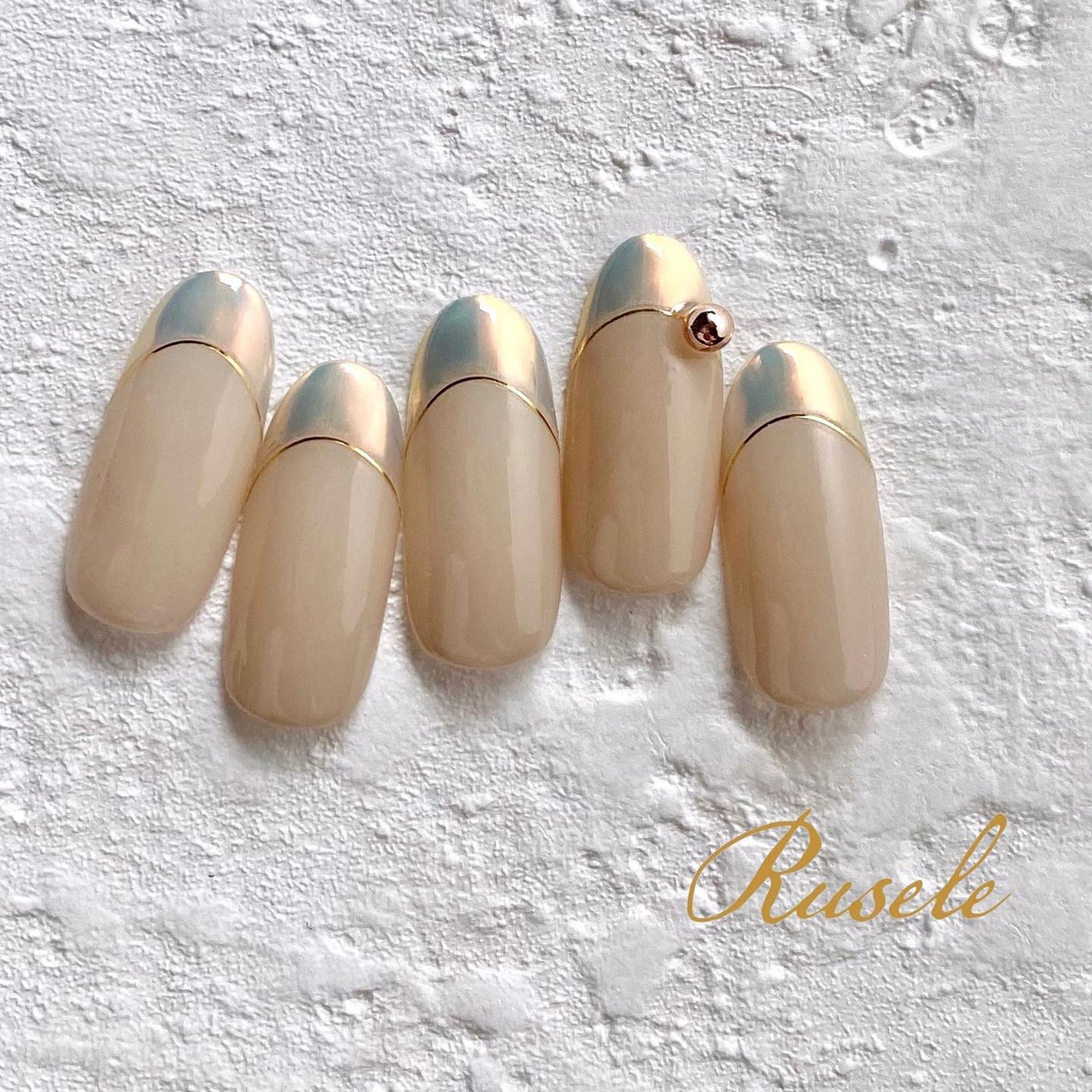 naomi on LIPS 「smilefont♡作りたかったオーロラフレンチがさっくり作..」(1枚目)