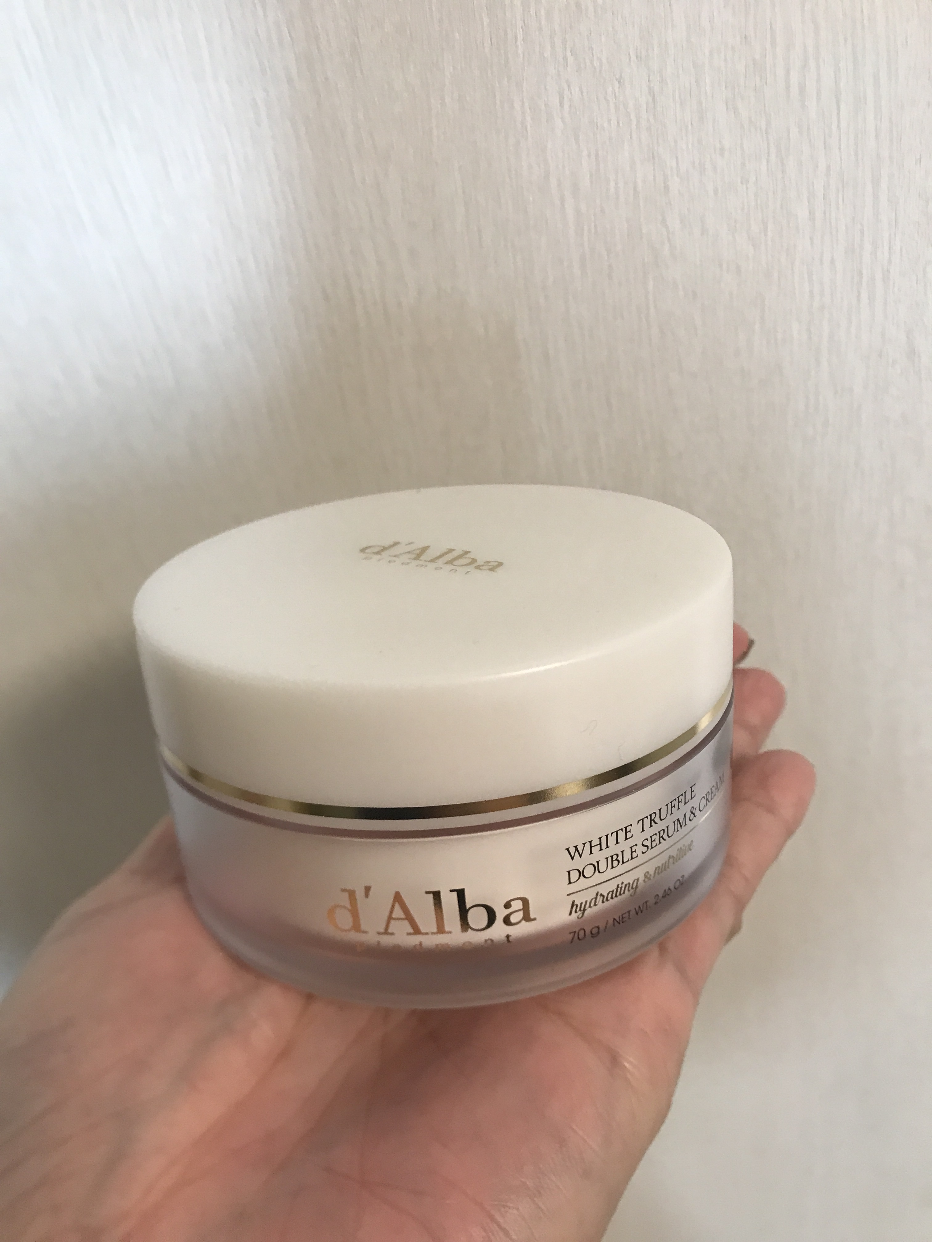 ホワイトトリュフダブルセラムアンドクリーム/ダルバ/フェイスクリームを使ったクチコミ（3枚目）