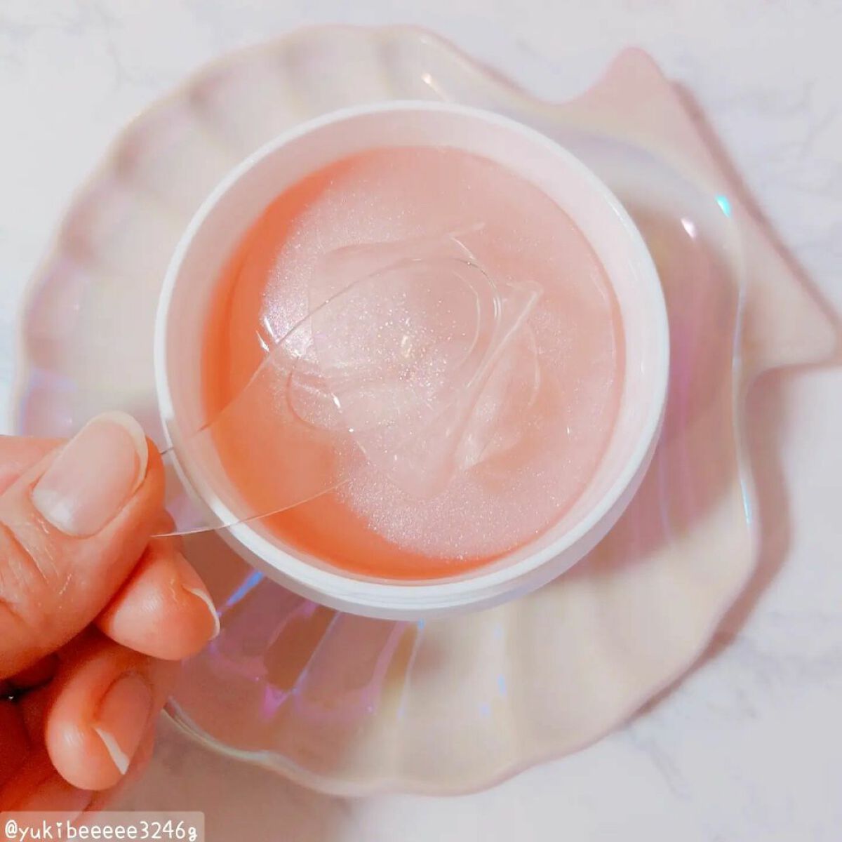 ブルガリアンローズハイドロゲルアイパッチ/heimish/シートマスク・パックを使ったクチコミ(4枚目)