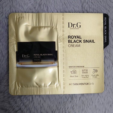 ROYAL BLACK SNAIL CREAM/Dr.G/フェイスクリームを使ったクチコミ（1枚目）