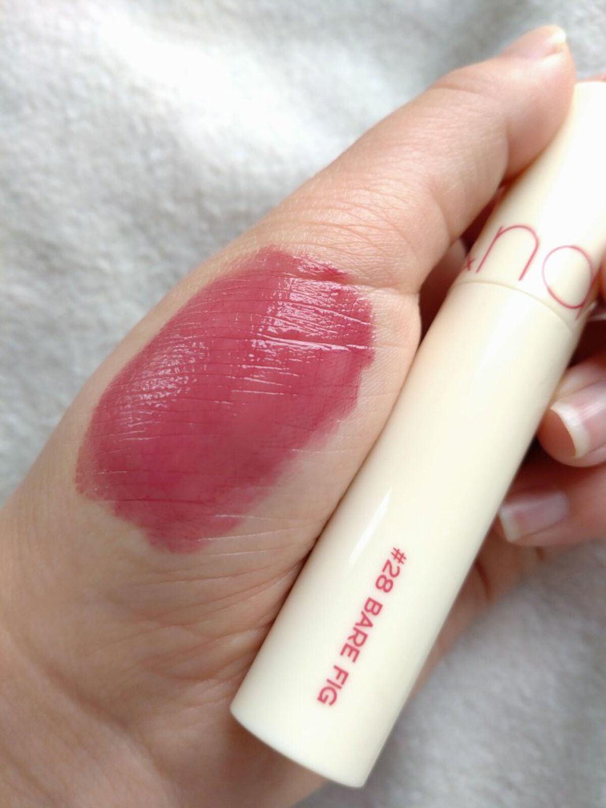 ジューシーラスティングティント/rom&nd/リップティントを使ったクチコミ(2枚目)