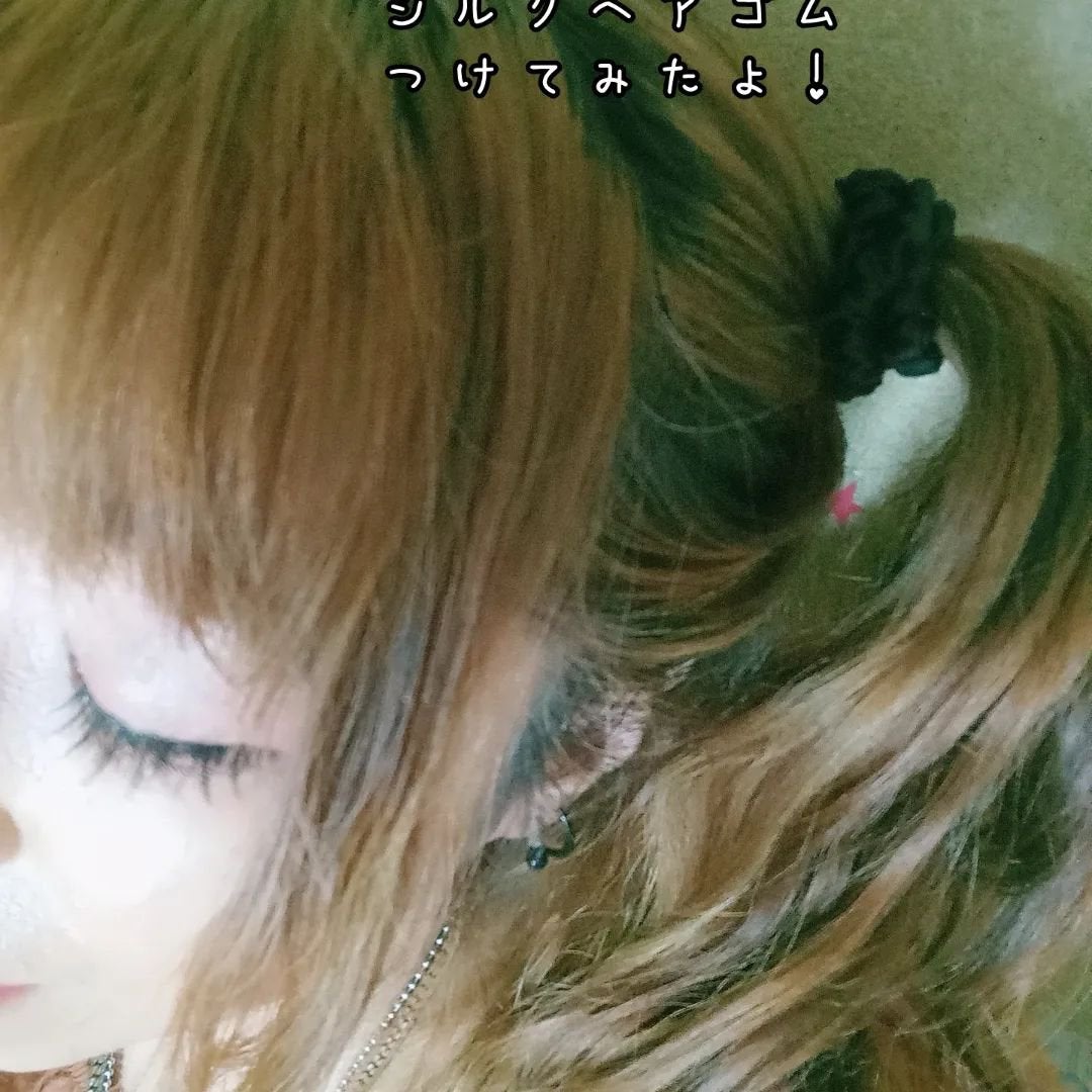 シルクヘアゴム/SEAWIND/ヘアアクセサリーを使ったクチコミ(4枚目)