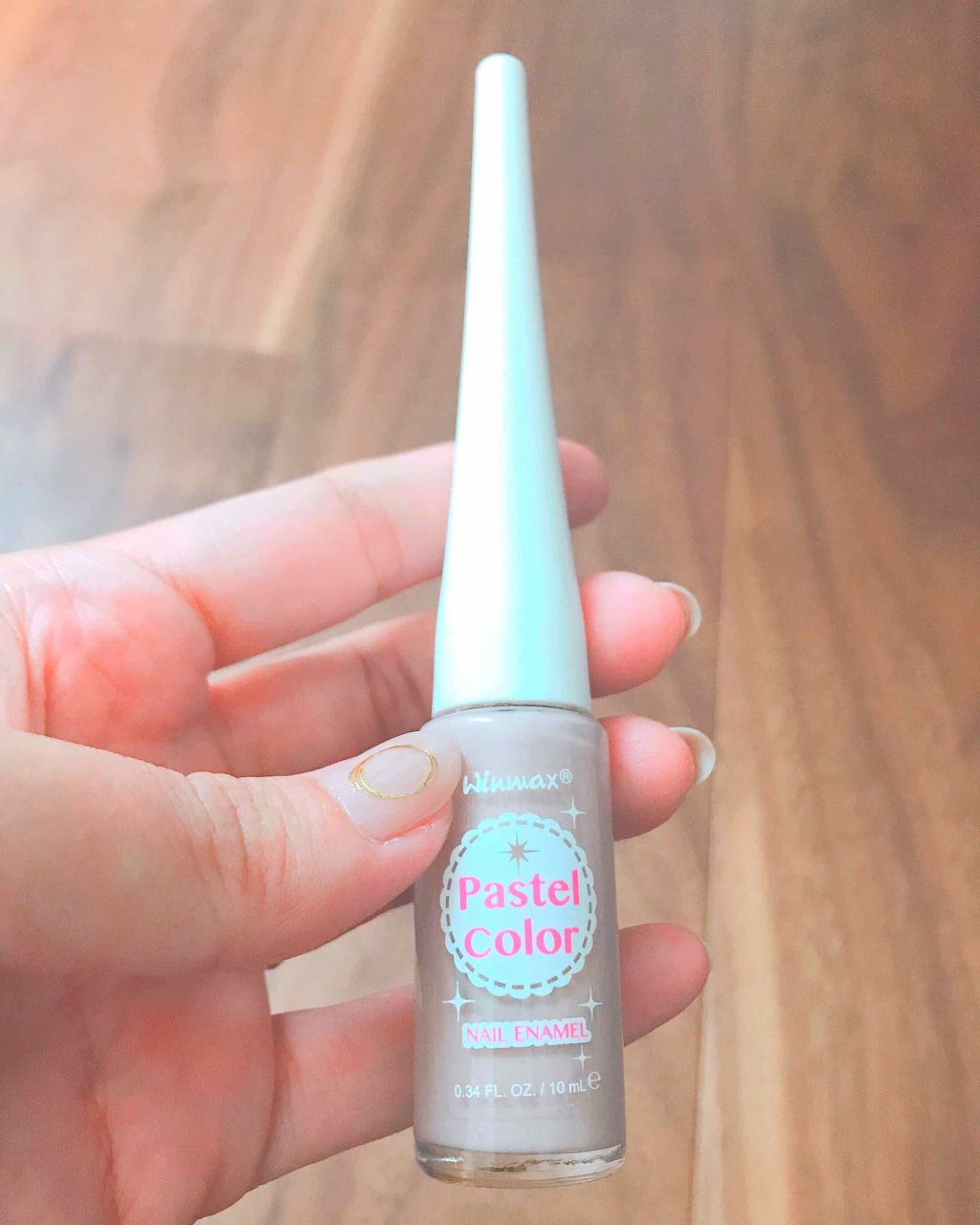 ウィンマックス パステルカラー ネイルエナメル/DAISO/マニキュアを使ったクチコミ(3枚目)
