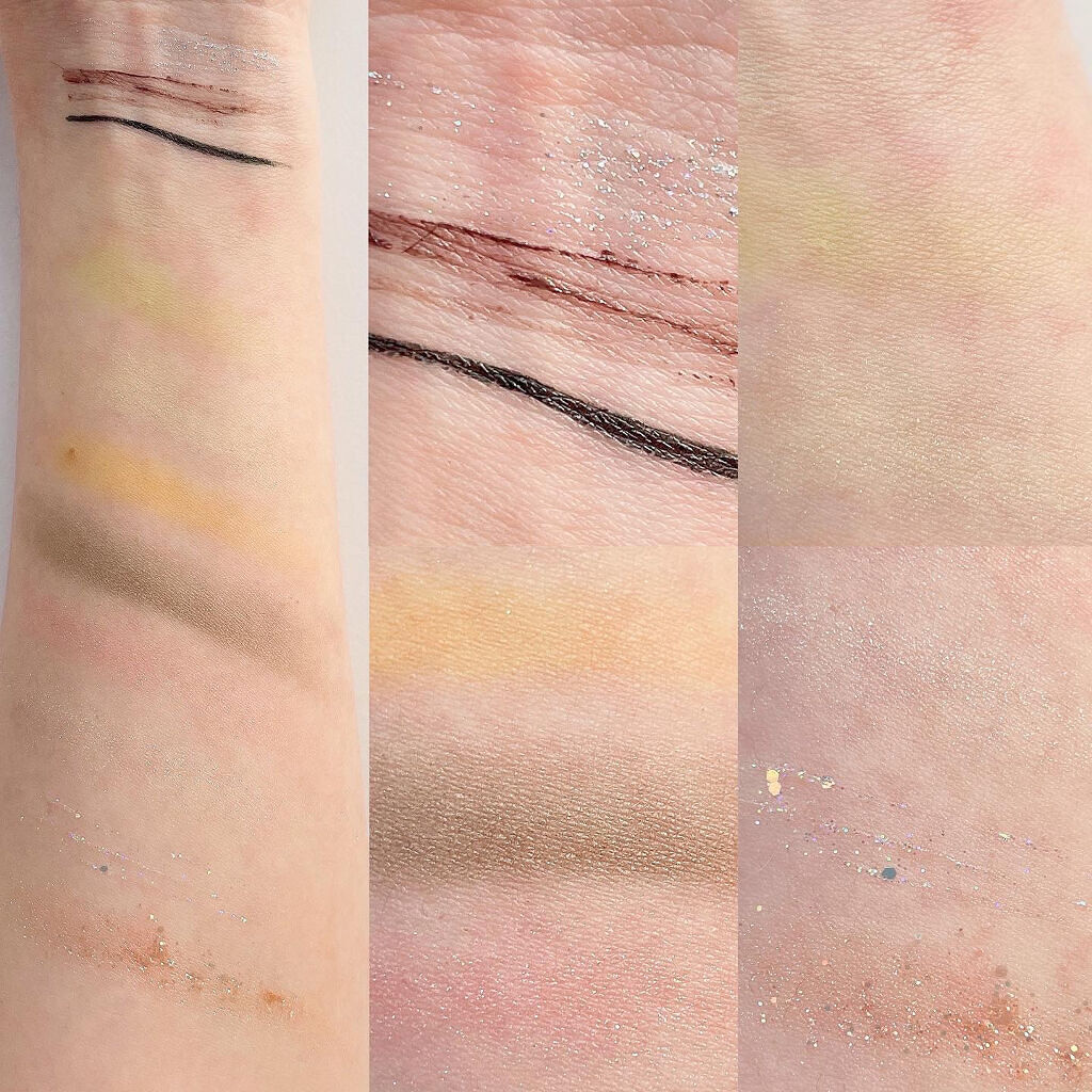 UR GLAM　BLOOMING EYE COLOR PALETTE/U R GLAM/アイシャドウパレットを使ったクチコミ（3枚目）