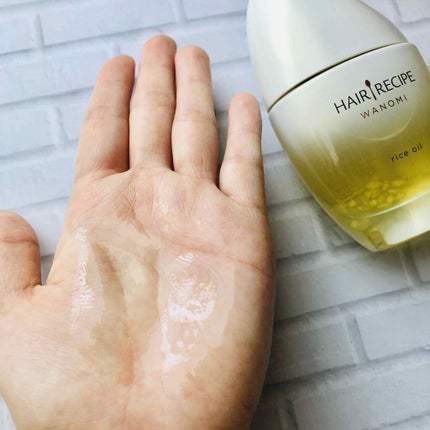 さらとろライスオイル(洗い流さないトリートメント)/WANOMI/ヘアオイルを使ったクチコミ(4枚目)