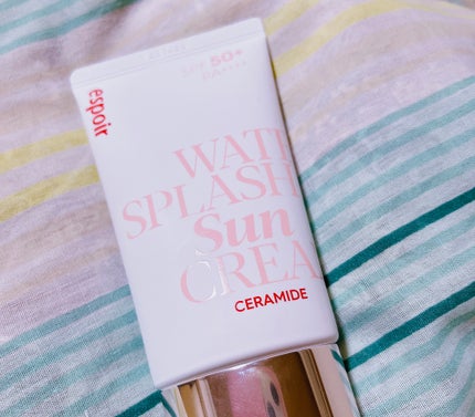 ウォータースプラッシュサンクリーム セラミド/espoir/日焼け止めクリームを使ったクチコミ(1枚目)