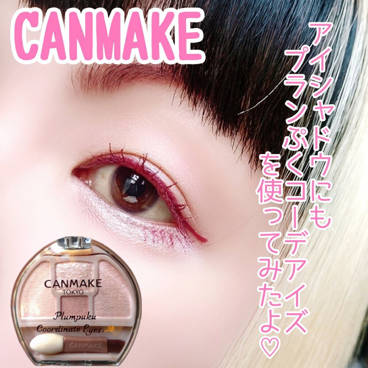 「密着アイライナー」ショート筆リキッド/デジャヴュ/リキッドアイライナーを使ったクチコミ（1枚目）