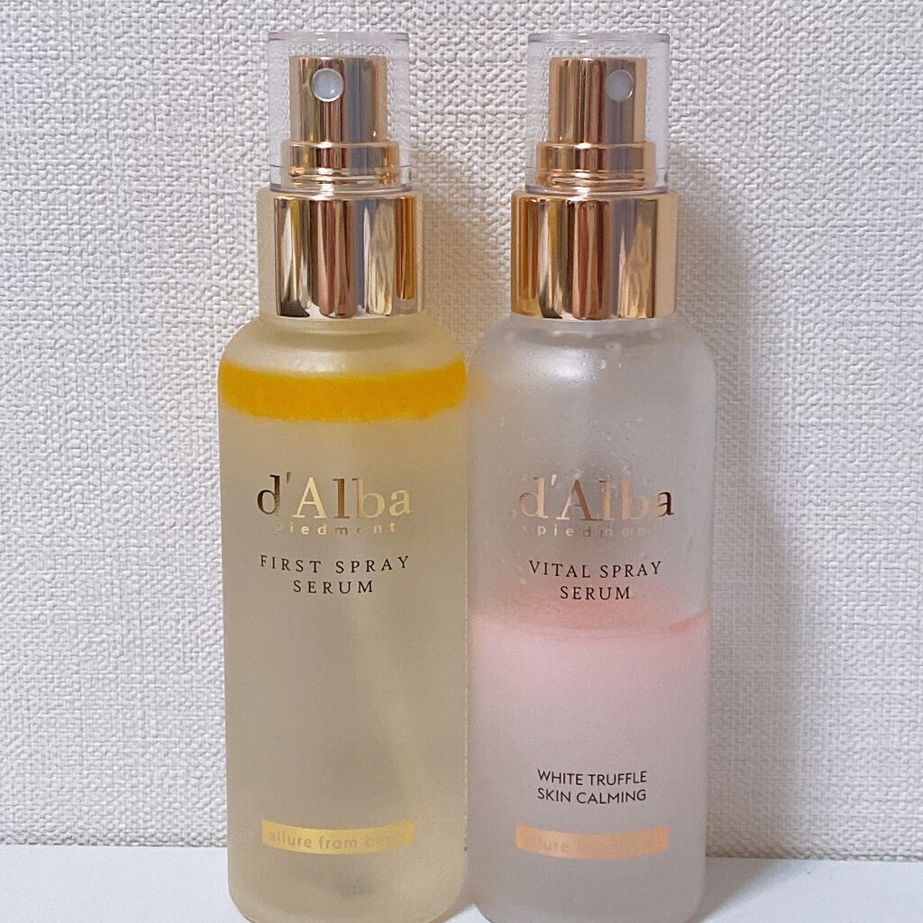 ダルバ ホワイトトリュフファーストスプレーセラム/ダルバ/ミスト状化粧水を使ったクチコミ（1枚目）