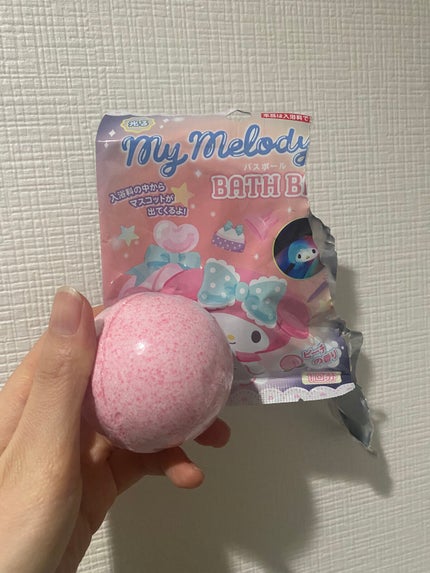 光る マイメロディ バスボール/サンタン/入浴剤を使ったクチコミ(3枚目)