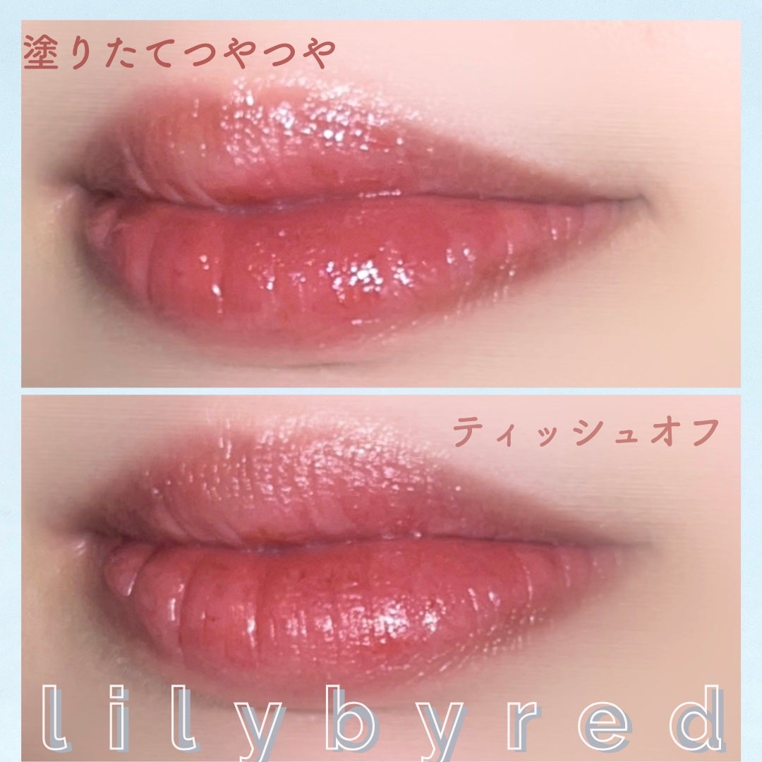 ブラッディライアー コーティングティント/lilybyred/リップティントを使ったクチコミ(4枚目)