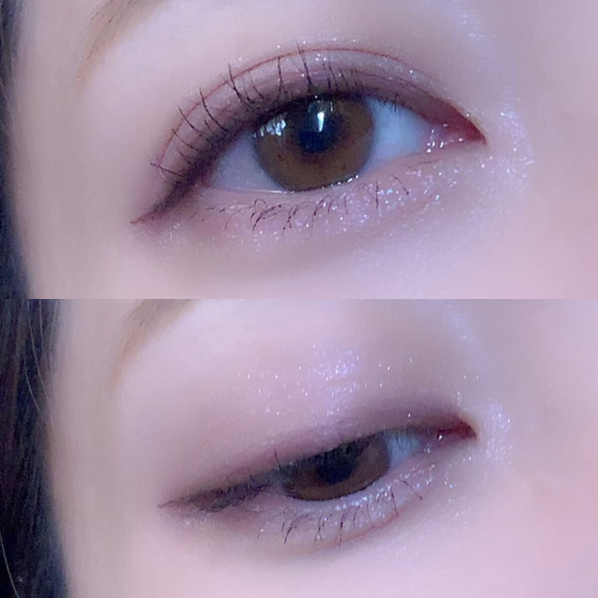 プレイフル リキッドアイライナー 002 マロンブラウン/BLEND BERRY/リキッドアイライナーを使ったクチコミ（2枚目）