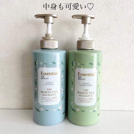 エッセンシャル ザビューティ 髪のキメ美容ウォータートリートメント ホワイトティーの香り/エッセンシャル/アウトバストリートメントを使ったクチコミ(3枚目)