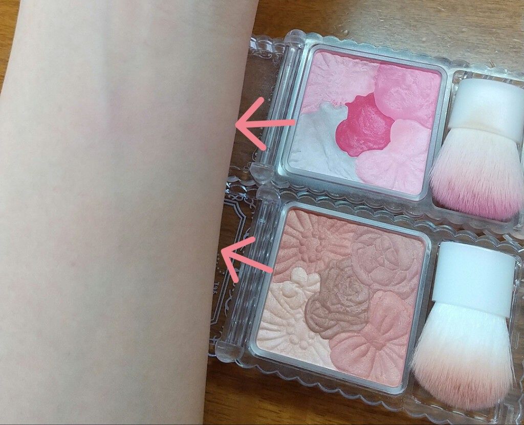 グロウフルールチークス/キャンメイク/パウダーチークを使ったクチコミ(1枚目)